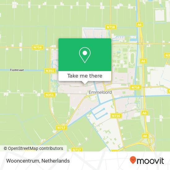 Wooncentrum map