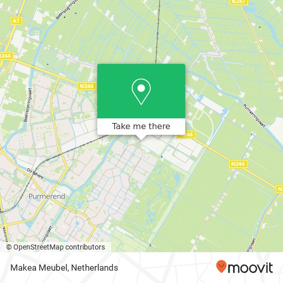 Makea Meubel map