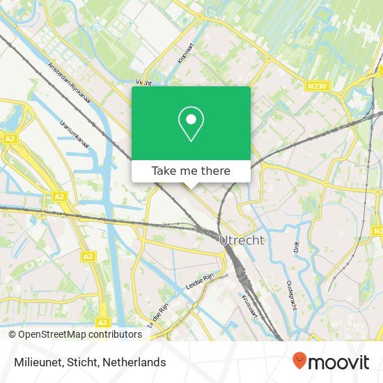 Milieunet, Sticht map