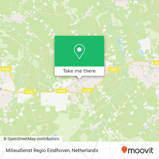 Milieudienst Regio Eindhoven map