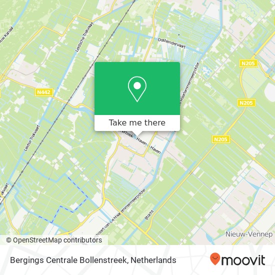 Bergings Centrale Bollenstreek map