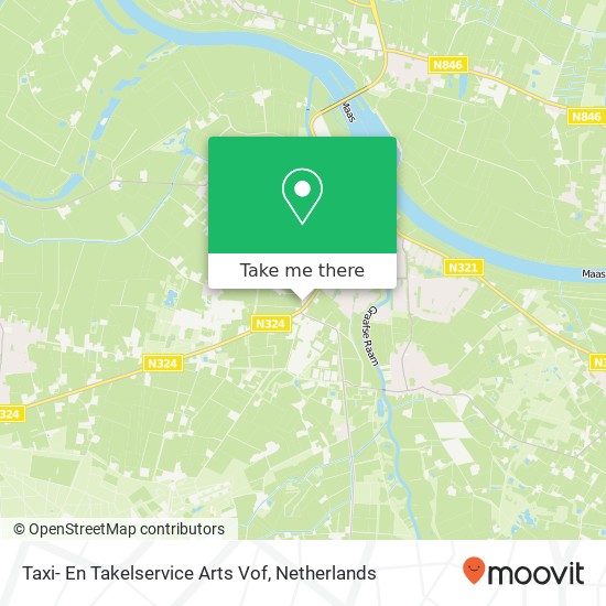 Taxi- En Takelservice Arts Vof map