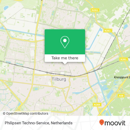 Philipsen Techno-Service map