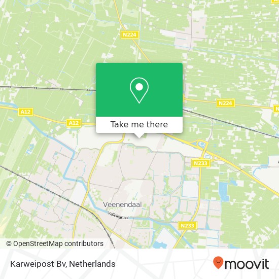 Karweipost Bv map