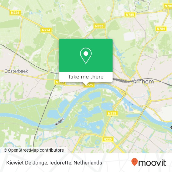 Kiewiet De Jonge, Iedorette map