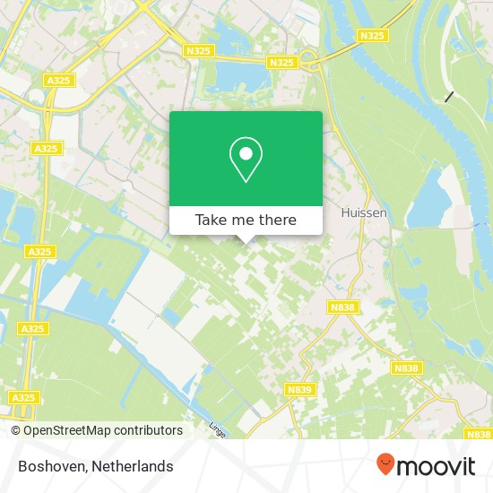Boshoven map