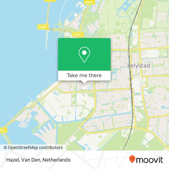 Hazel, Van Den map