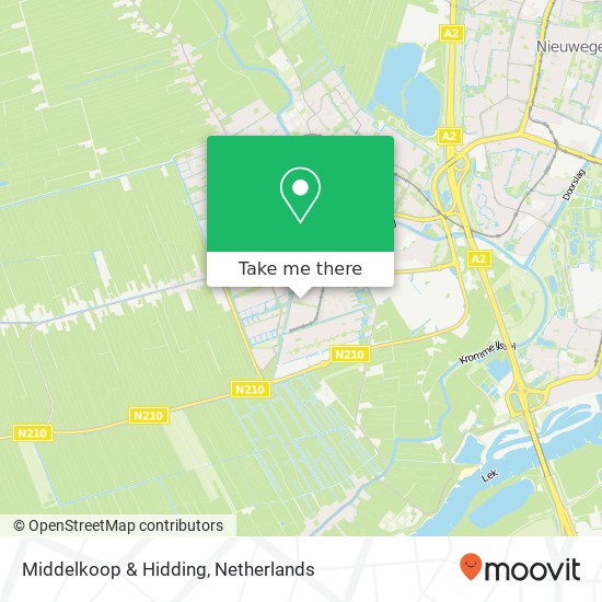 Middelkoop & Hidding map