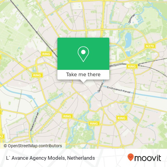 L` Avance Agency Models map