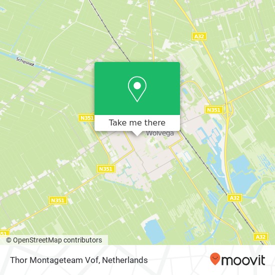 Thor Montageteam Vof map