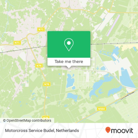 Motorcross Service Budel map