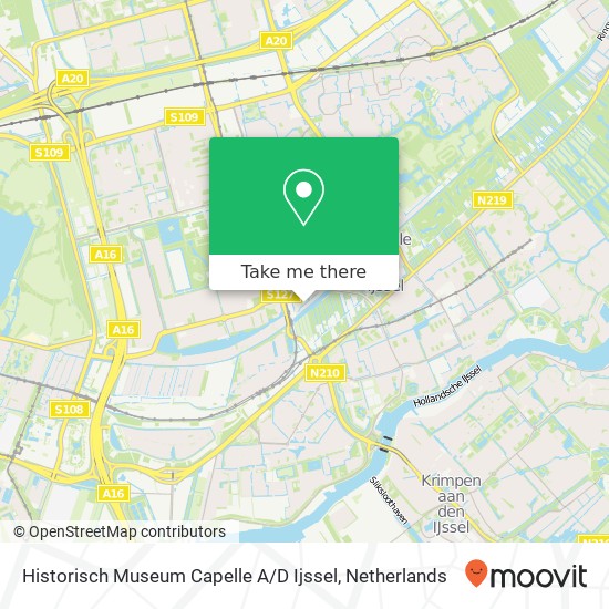 Historisch Museum Capelle A / D Ijssel map