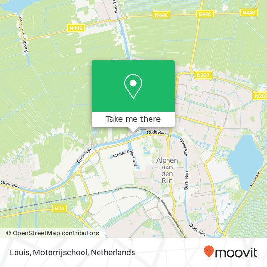 Louis, Motorrijschool map