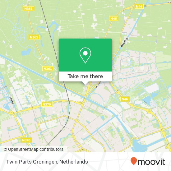 Twin-Parts Groningen map