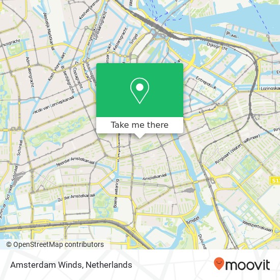 Amsterdam Winds map