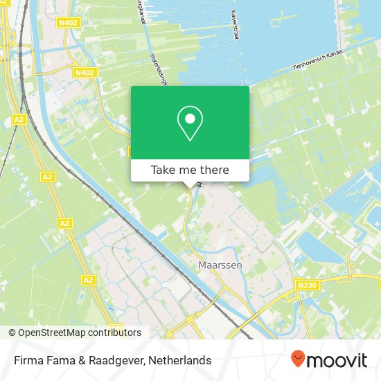 Firma Fama & Raadgever map