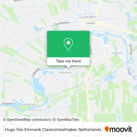 Hugo Van Emmerik Clavecimbelmaker map