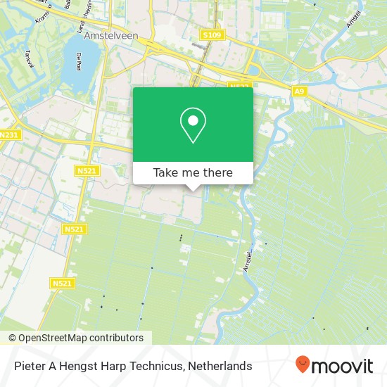 Pieter A Hengst Harp Technicus map