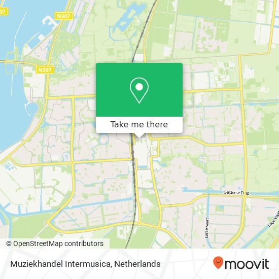 Muziekhandel Intermusica map