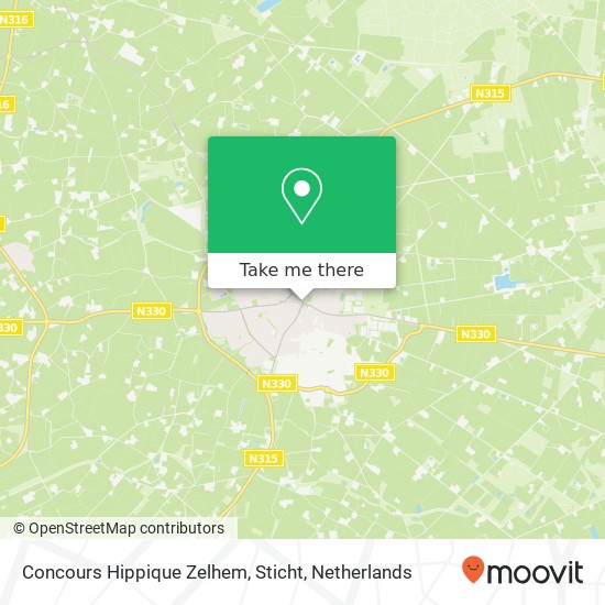 Concours Hippique Zelhem, Sticht map