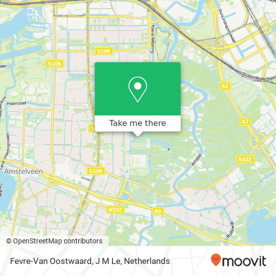 Fevre-Van Oostwaard, J M Le map