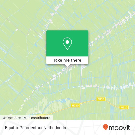 Equitax Paardentaxi map