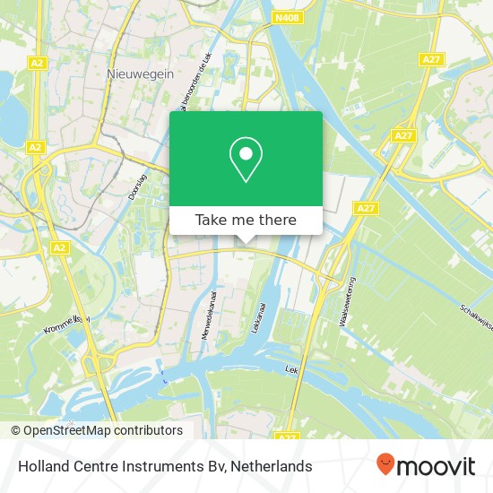 Holland Centre Instruments Bv map