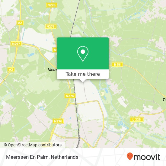 Meerssen En Palm map