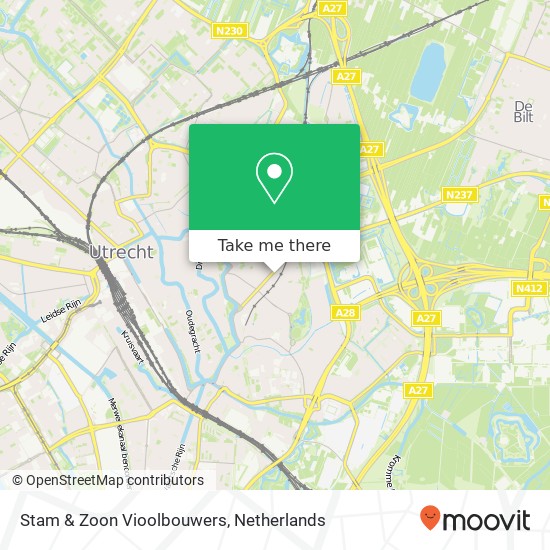 Stam & Zoon Vioolbouwers map