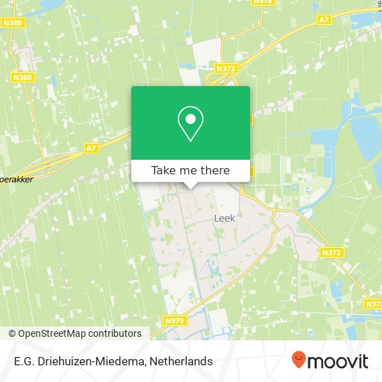 E.G. Driehuizen-Miedema map