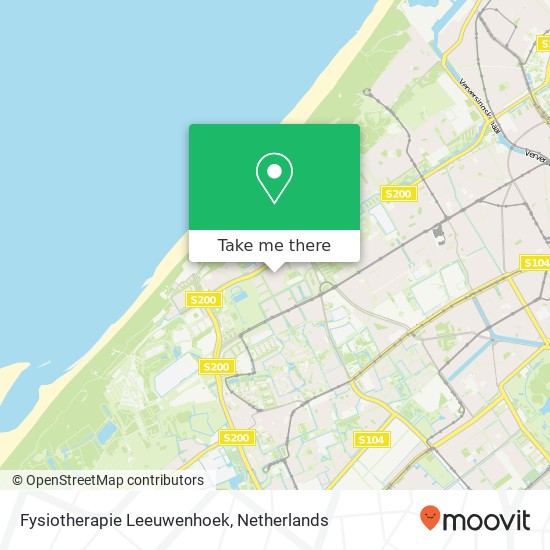 Fysiotherapie Leeuwenhoek map