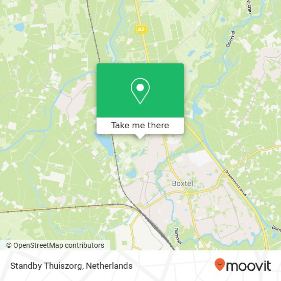 Standby Thuiszorg map