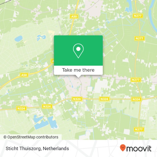 Sticht Thuiszorg map