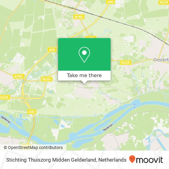 Stichting Thuiszorg Midden Gelderland map