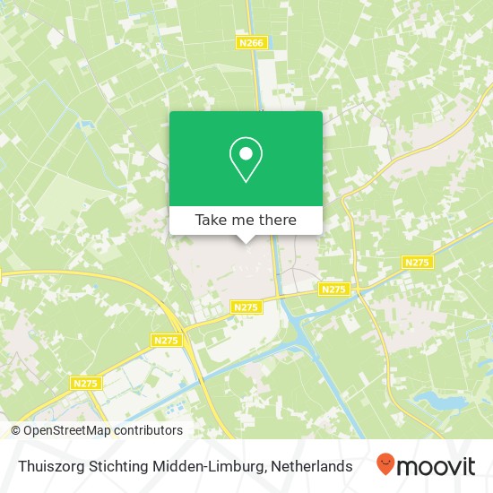 Thuiszorg Stichting Midden-Limburg map