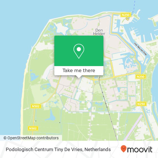 Podologisch Centrum Tiny De Vries Karte