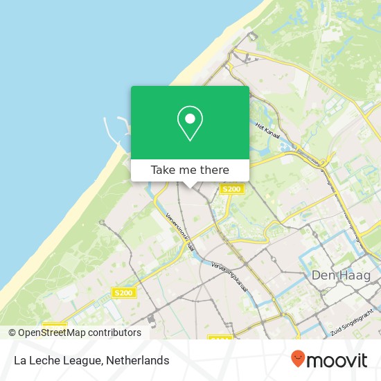 La Leche League map