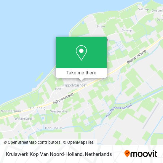 Kruiswerk Kop Van Noord-Holland map