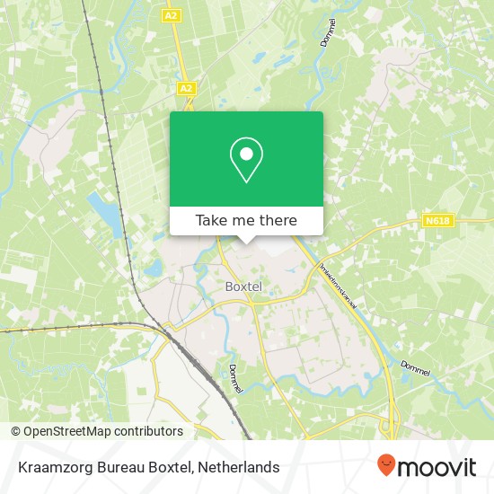 Kraamzorg Bureau Boxtel map