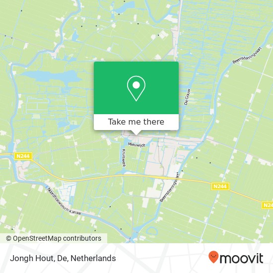 Jongh Hout, De map