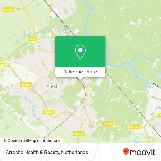 Arteche Health & Beauty map