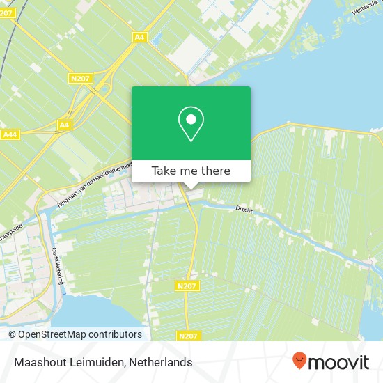 Maashout Leimuiden Karte