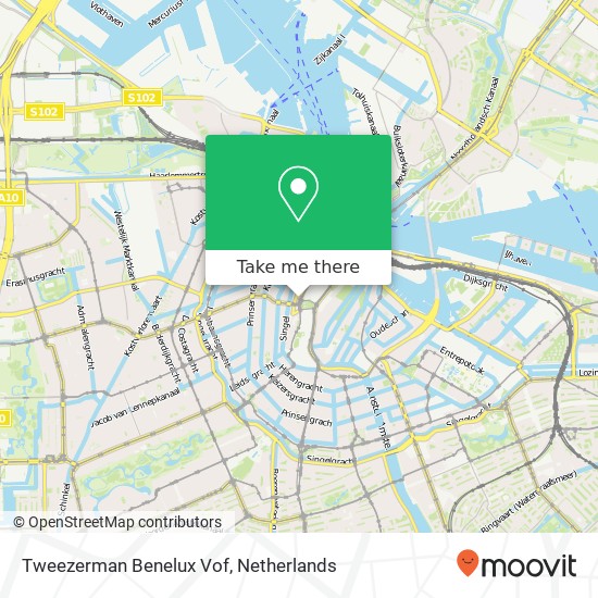 Tweezerman Benelux Vof map