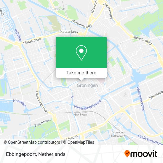 Ebbingepoort map