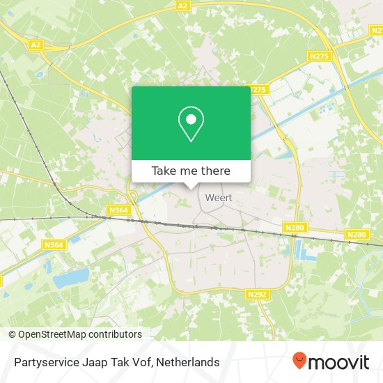 Partyservice Jaap Tak Vof map