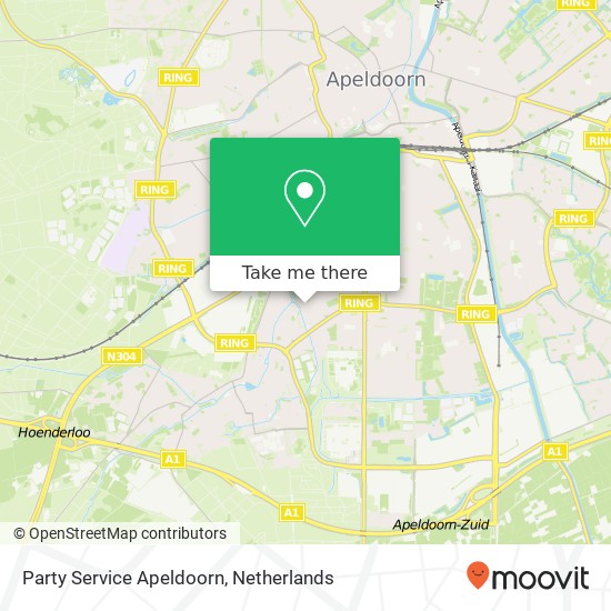 Party Service Apeldoorn map