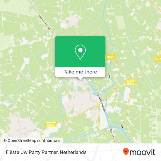 Fiësta Uw Party Partner map