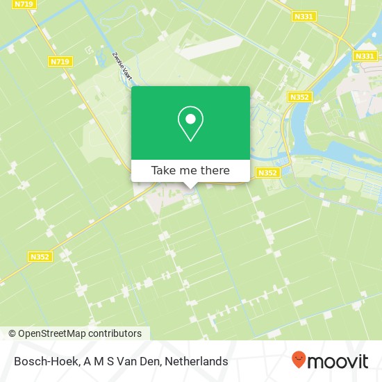 Bosch-Hoek, A M S Van Den Karte