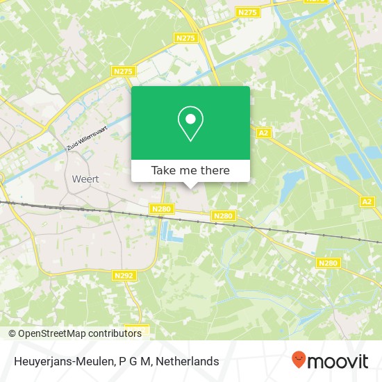 Heuyerjans-Meulen, P G M map