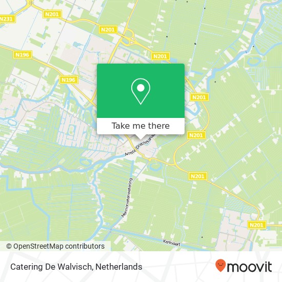 Catering De Walvisch map